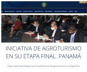 INICIATIVA DE AGROTURISMO EN SU ETAPA FINAL. PANAMÁ