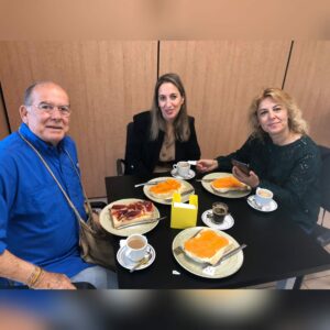 Desayuno de trabajo: Presidente de IBEROATUR y Alcaldesa de Alange.