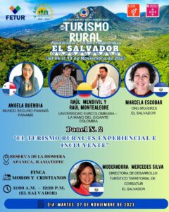 El segundo Panel del VIII Encuentro Iberoamericano de Turismo Rural hablará sobre el Turismo Rural como ejemplo de sector experiencial e incluyente
