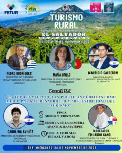 «La importancia de las políticas públicas como medio para el desarrollo y sostenibilidad del turismo», Panel 6 del VIII Encuentro Iberoamericano de Turismo Rural